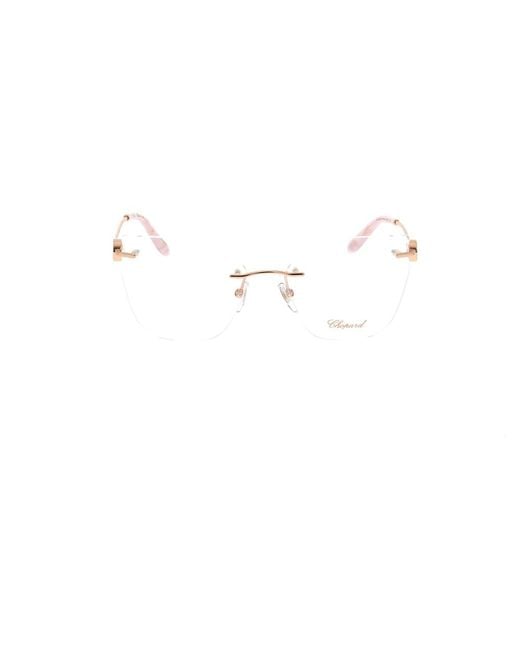Chopard White Glasses