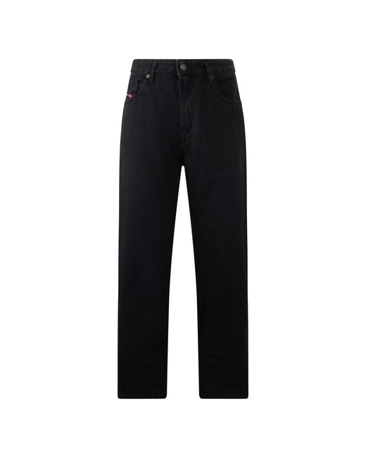 DIESEL Black Straight Jeans