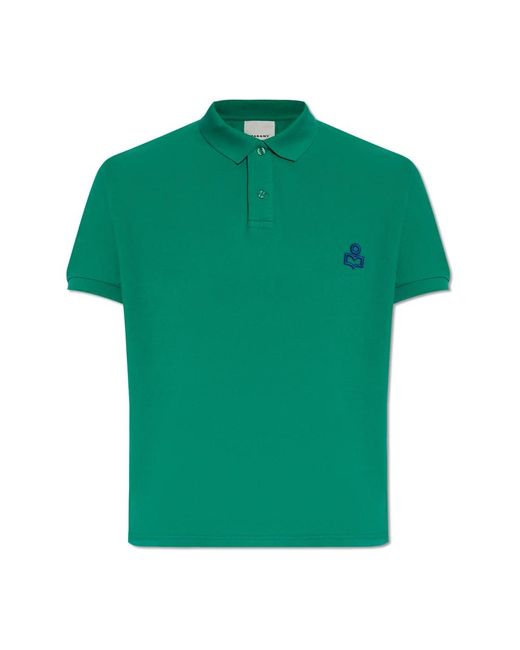 Isabel Marant Green Polo Shirts for men