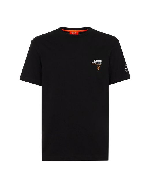 Suns T-Shirts in het Black voor heren