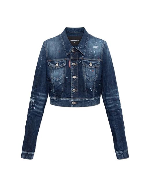 DSquared² Denim Jacket in het Blue