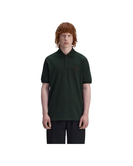 Fred Perry Green Polo Shirts for men