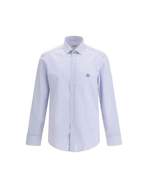Etro Blue Casual Shirts for men