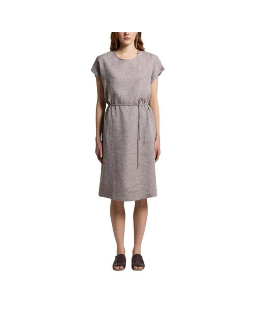 Peserico Gray Midi Dresses