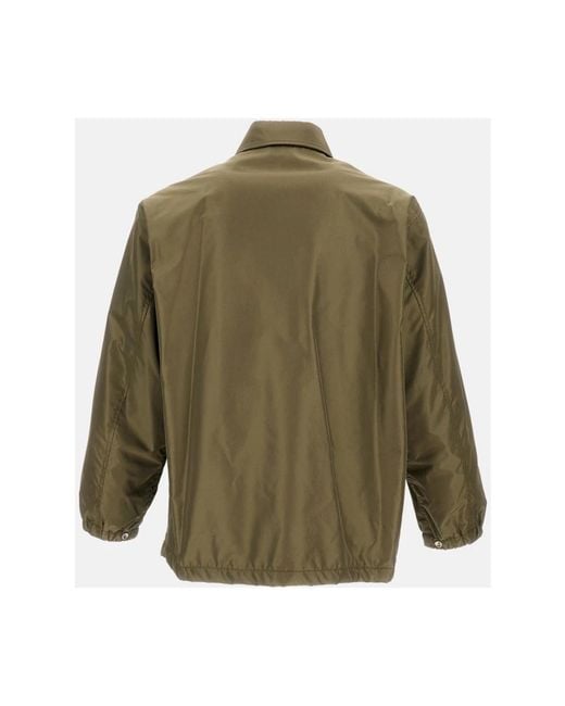 Kaptain Sunshine Silk Poly Coach Jacket in Green für Herren
