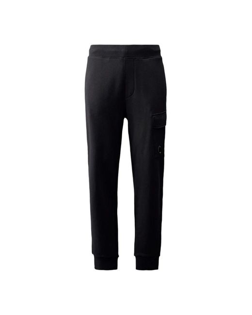 C P Company Black Sweatpants for men