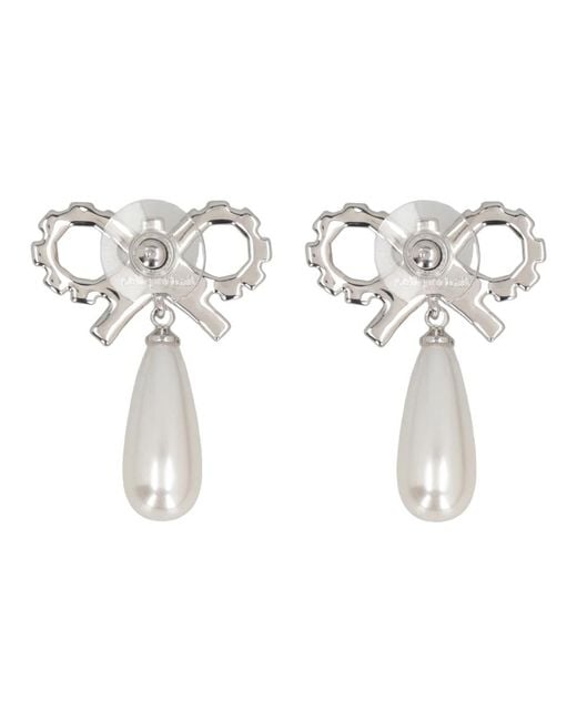 Self-Portrait Metallic Earrings