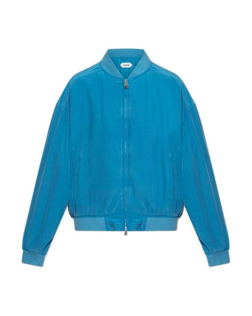 Bomber Jackets di Versace in Blue