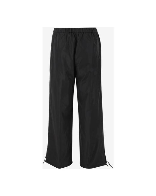 Wide Trousers Aspesi de color Black