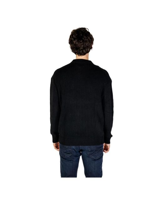 Calvin Klein Round-Neck Knitwear in het Black voor heren
