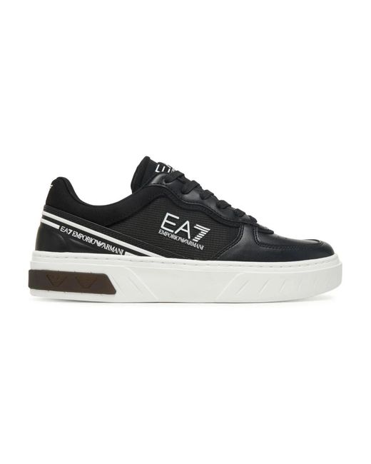 EA7 Black Sneakers for men