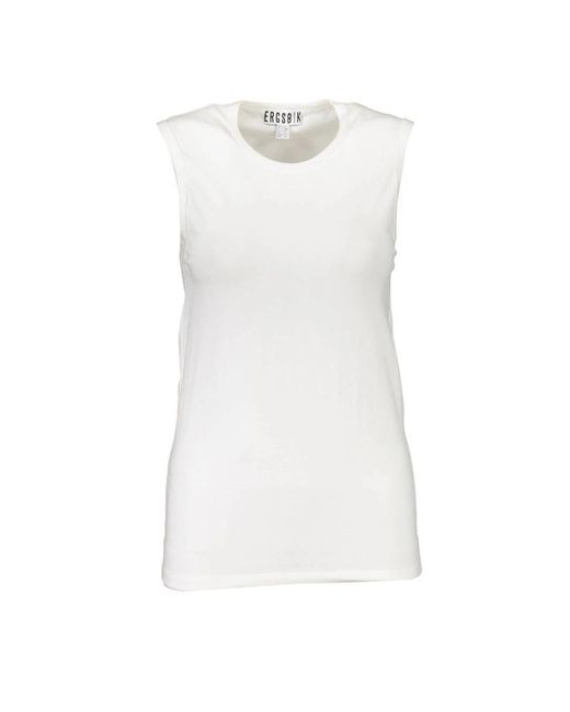 Bikkembergs White Sleeveless Tops for men