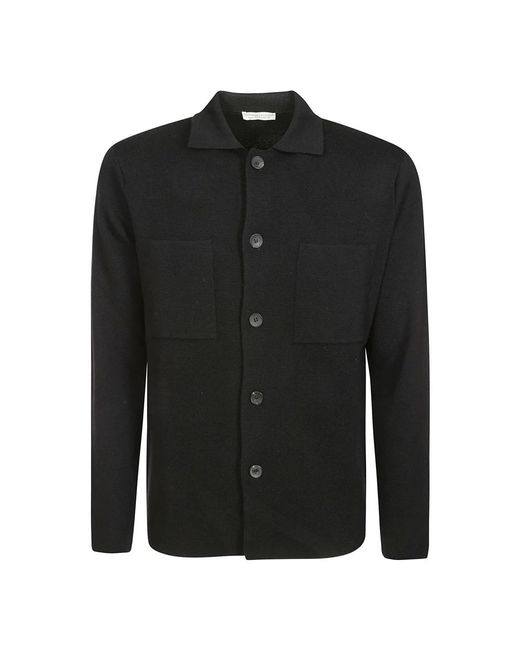 FILIPPO DE LAURENTIIS Black Light Jackets for men