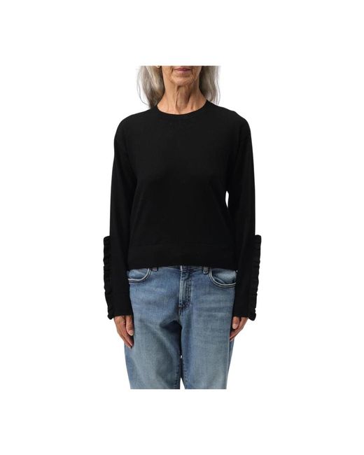 Pinko Black Round-Neck Knitwear