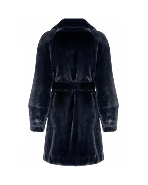 Nenette Black Belted Coats