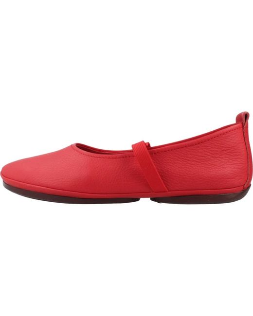 Camper Red Ballerina Shoes