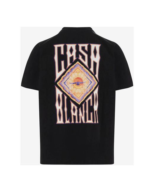 Casablanca Black T-Shirts for men