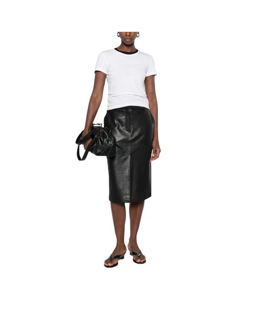 P.A.R.O.S.H. Black Pencil Skirts