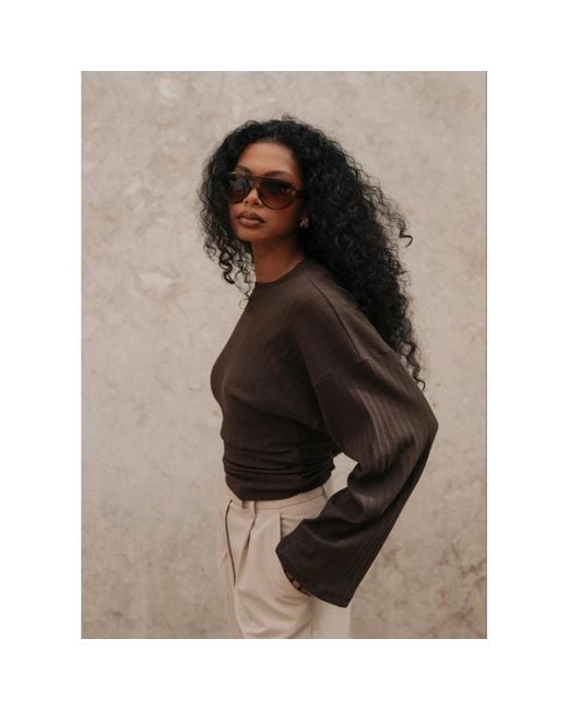 GUAJA. Blouses in het Brown