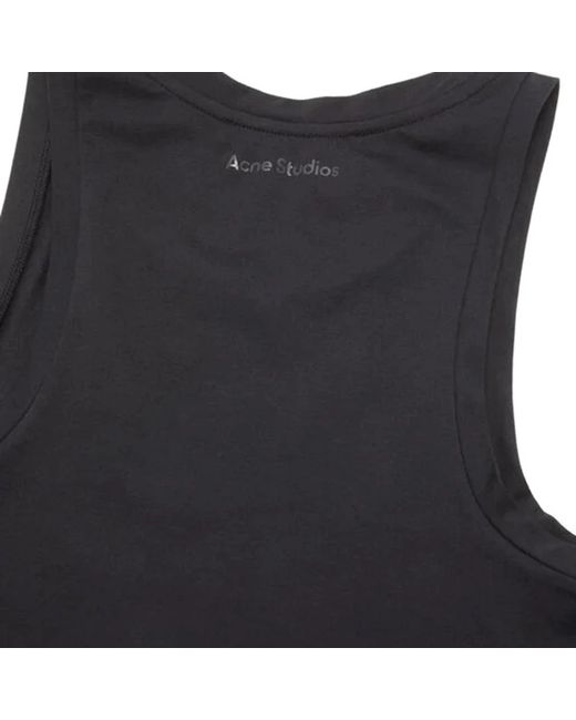 Acne Black Canotta Jersey