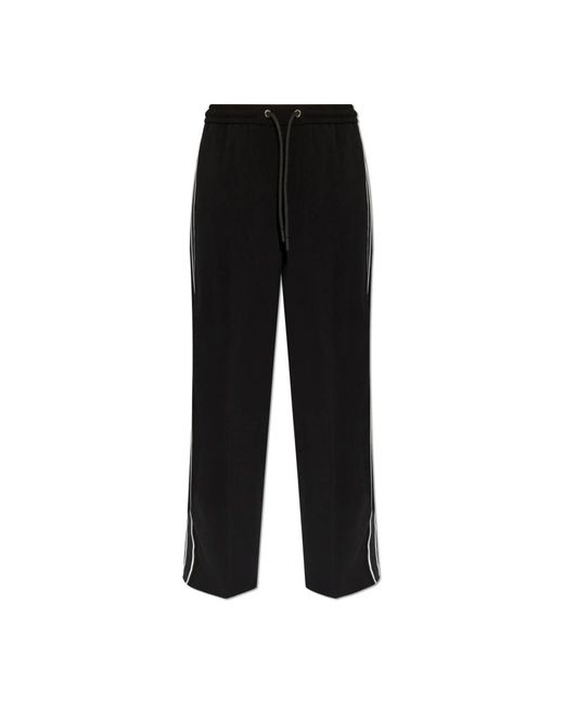 Moncler Black Straight Trousers