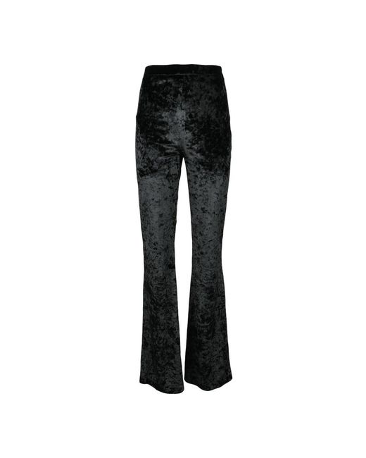 Wide Trousers Nineminutes en coloris Black