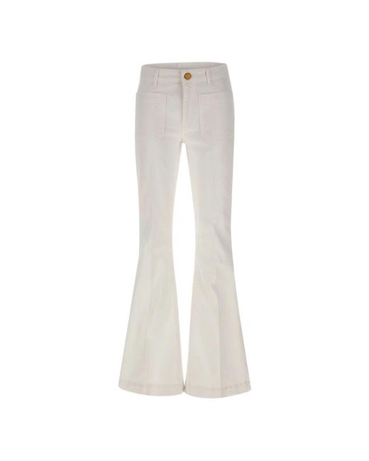 Seafarer White Flare Jeans