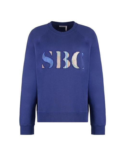 See By Chloé Blue Sweatshirts