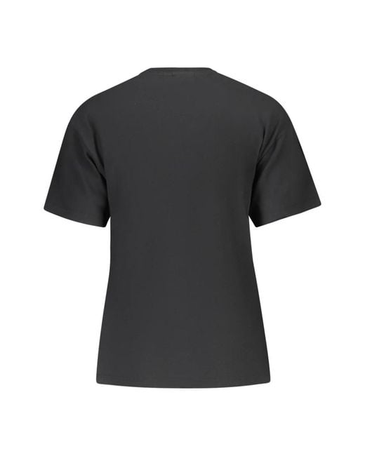 Napapijri Tops ,Zwart ,Katoen Nina T-Shirt Met Korte Mouwen in het Black