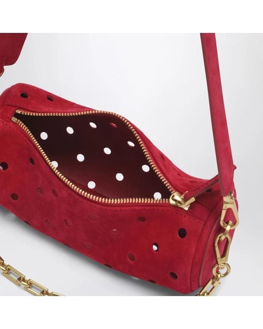 MANU Atelier Red Shoulder Bags