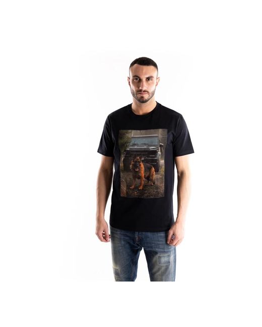 T-Shirts Bastille de hombre de color Black