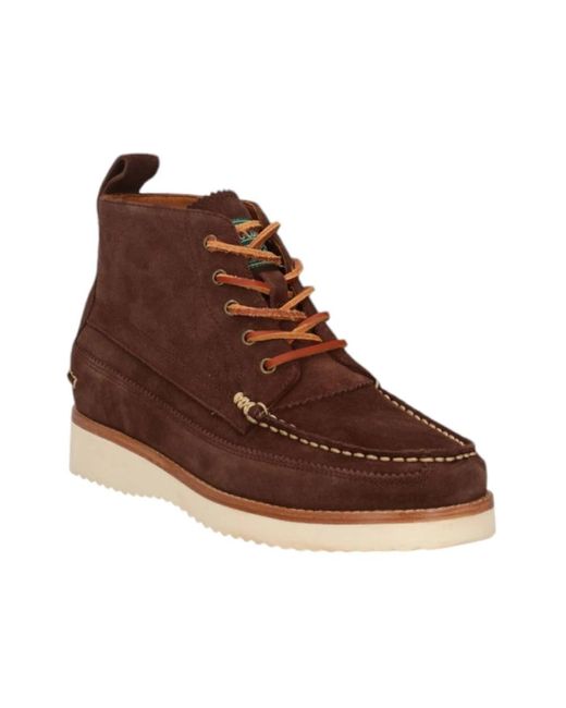 Polo Ralph Lauren Brown Lace-Up Boots for men