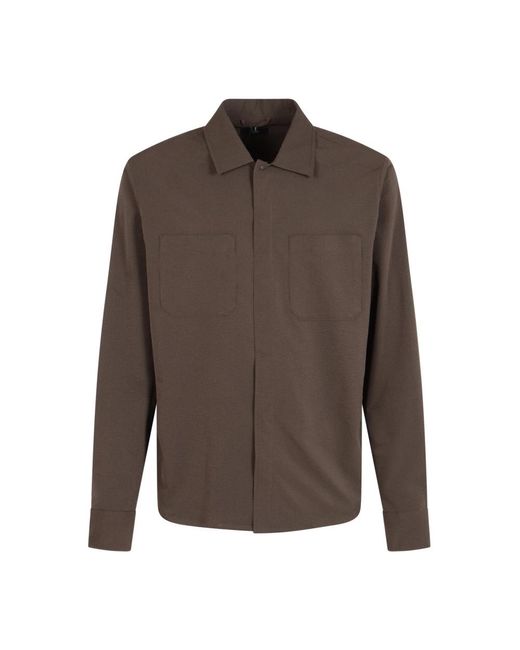 Herno Brown Casual Shirts for men