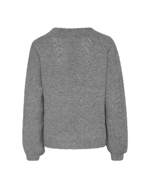 Cream Gray Cardigans
