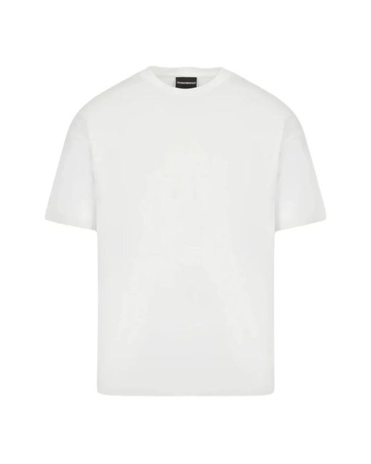 Emporio Armani Wit Korte Mouw T-Shirt 3R1Tv71Jwzz0101 in het White voor heren