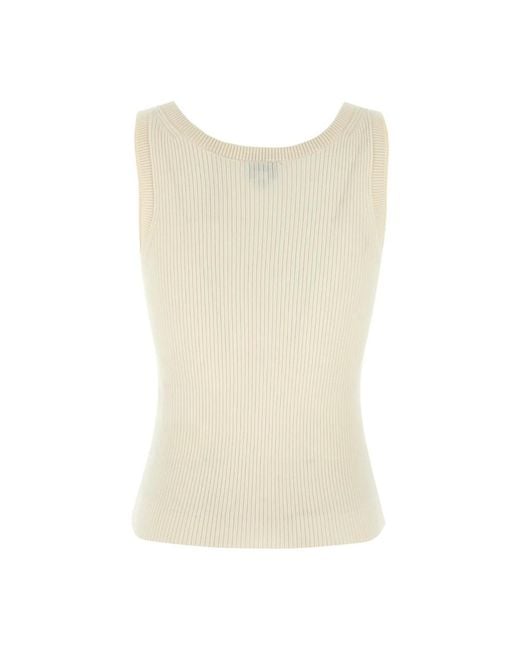 KENZO Natural Sleeveless Tops