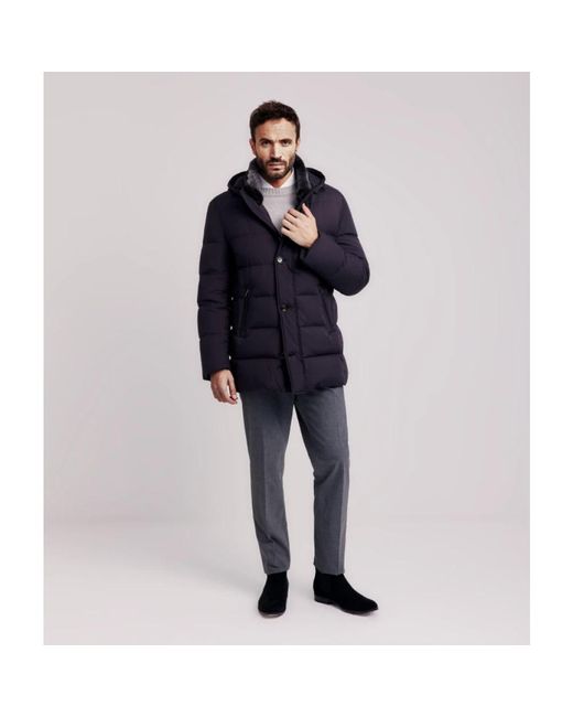 Gimo's Blue Down Jackets for men