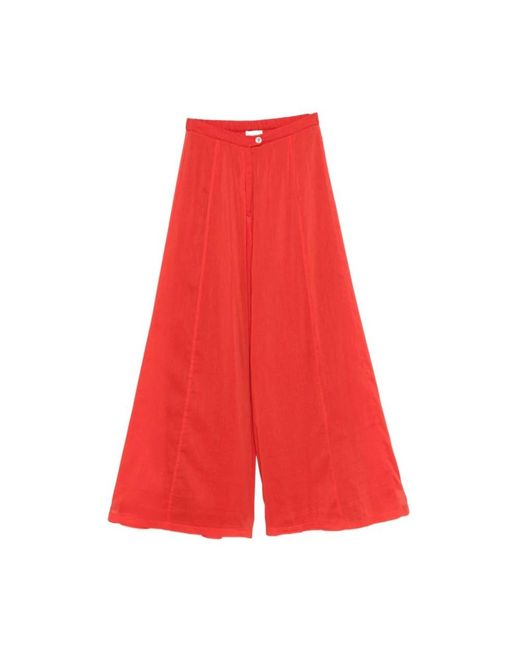 Forte_forte Red Wide Trousers