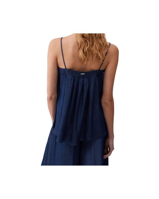 Liu Jo Blue Sleeveless Tops