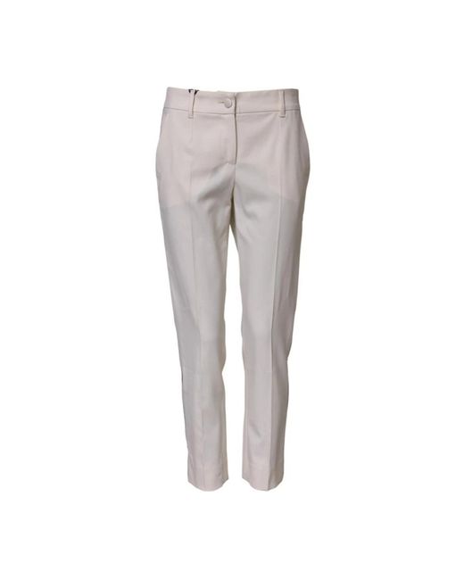Dolce & Gabbana Gray Slim-Fit Trousers