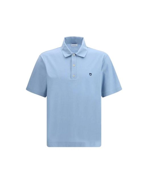 Ferragamo Blue Polo Shirts for men