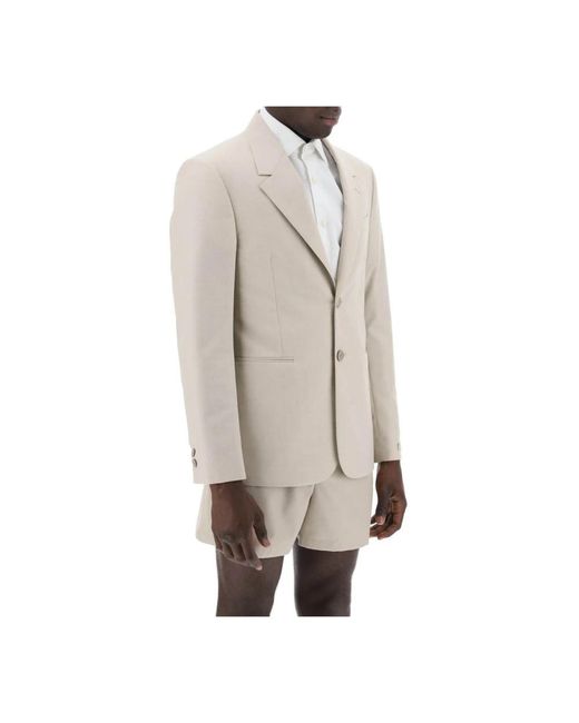 Blazers Fendi de hombre de color White