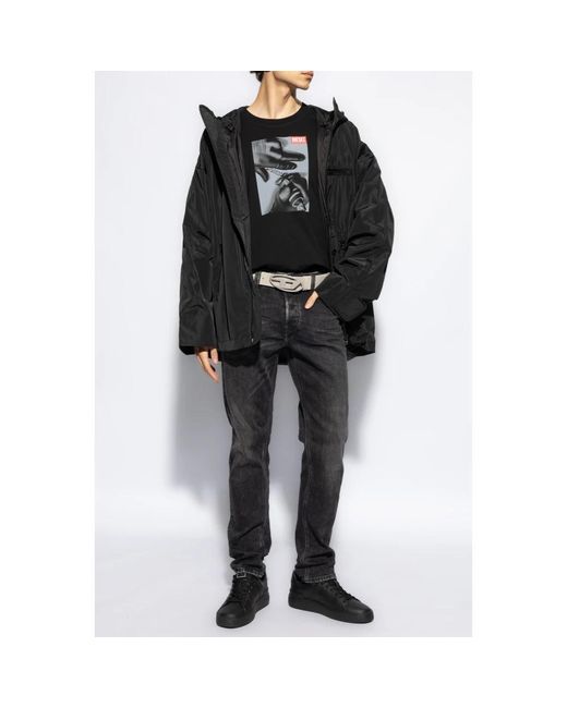 Rain Jackets di DIESEL in Black da Uomo