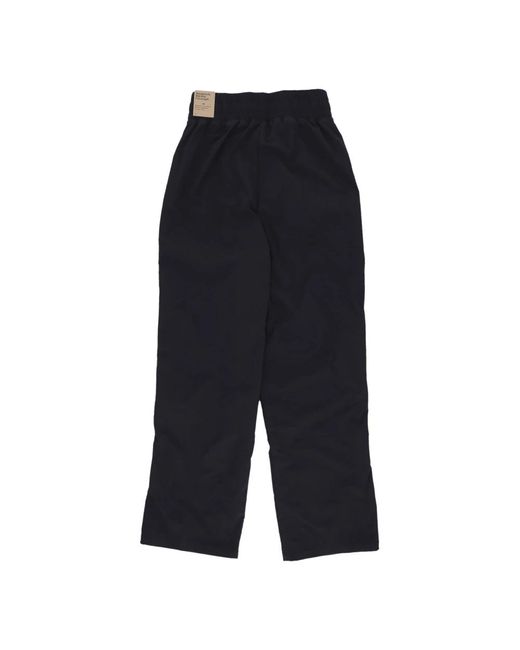 Nike Fitness ,Zwart ,Nylon Waterafstotende Asymmetrische Taille Sportieve Broek in het Blue