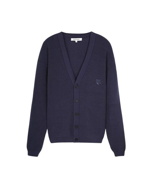 Maison Kitsuné Blue Cardigans for men