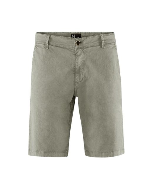 Bomboogie Gray Casual Shorts for men
