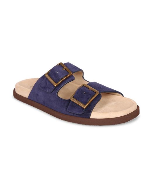 Brunello Cucinelli Blue Sliders for men