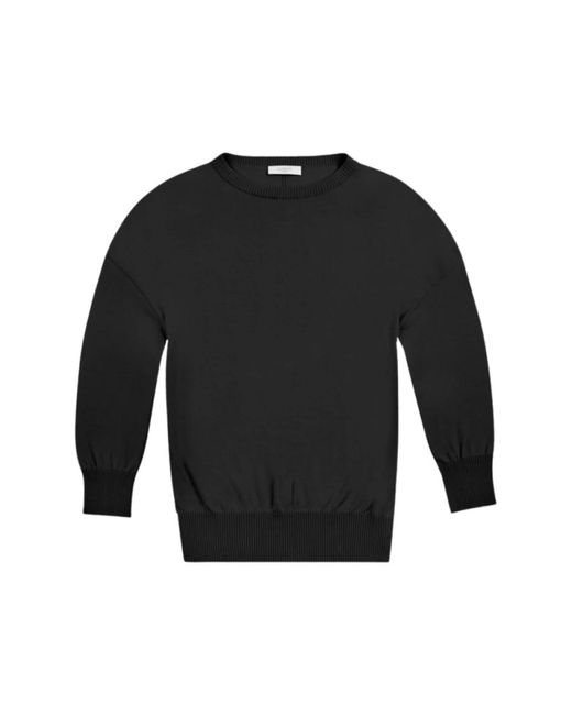 Zanone Baumwoll-sweatshirt rundhals in Black für Herren