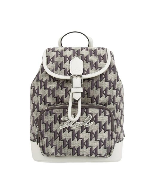 Backpacks di Karl Lagerfeld in Metallic