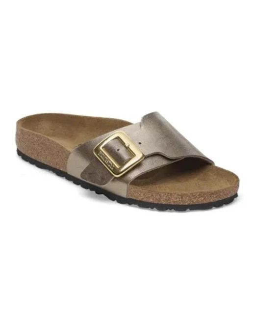 Birkenstock Brown Sliders